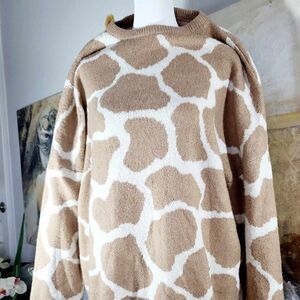 NEW  with Tag 52seven size XL color brown and white